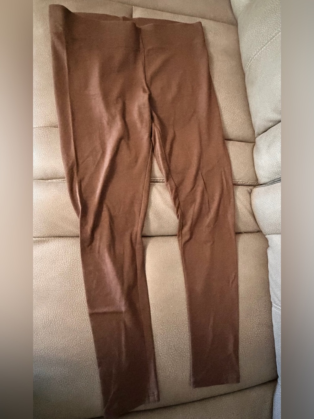 Brown Stretch Leggings